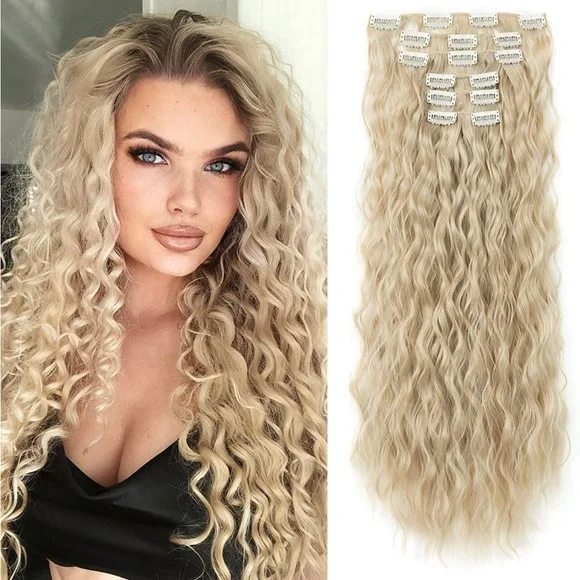 Accessories | 24 Ash Blonde Mermaid Curly Wave Hair  display picture 2